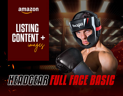 Amazon Listing and Content - Headgear Full Face Basic