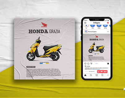 Honda Grazia Promotion Post For Social Media Project