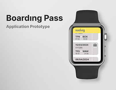Project thumbnail - Boarding pass application prototype