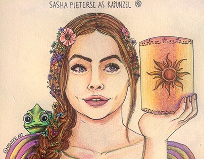 Sasha Pieterse as Rapunzel