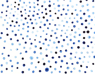 pattern: blue drops