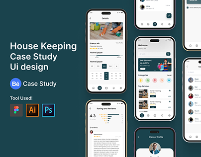 House Keeping App UI Design