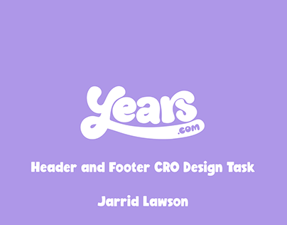 Project thumbnail - Years - CRO Design Task