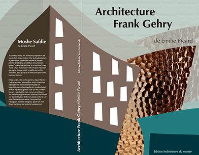 Jaquette de livre Frank Gehry - Projet d'école