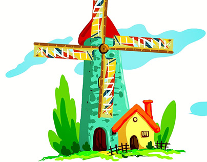 Wind Mill illustration (old work)