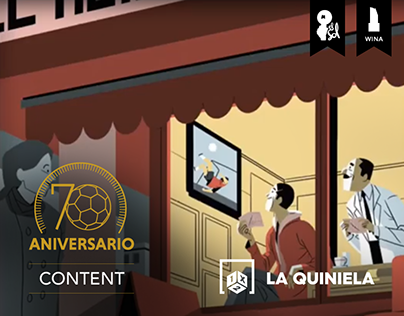 Cómic 70 Aniversario La Quiniela. Branded Content