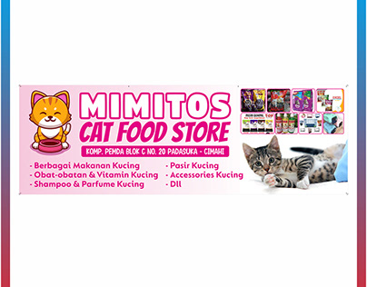 Brochure & Digital Printing Mimitos Cat Food Store