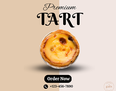 GATS Premium egg tarts sample soc med ad