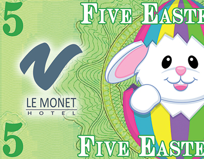 Le Monet Hotel Easter Money Layouts