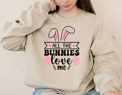 All the bunnies love me svg file