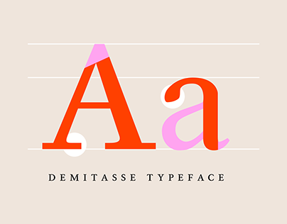 Demitasse Typeface