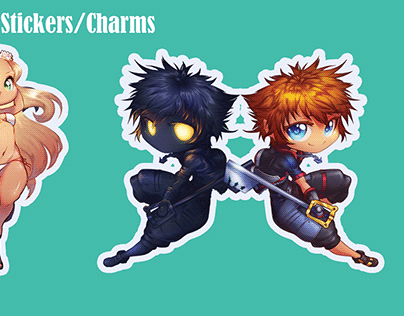 Stickers and Charms Examples