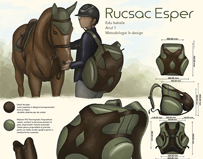 Esper- Concept - Backpack for Horse riders
