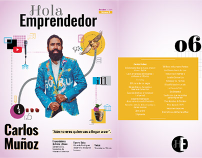 Revista Hola Emprendedor con Carlos Muñóz