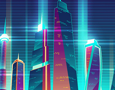 high-rise city