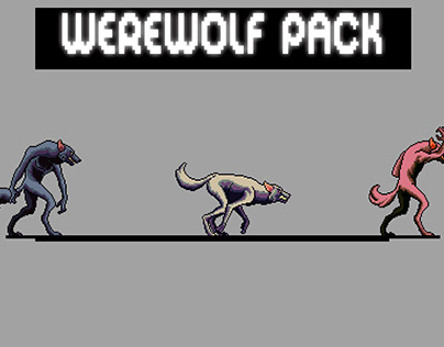 Free Werewolf Sprite Sheets Pixel Art