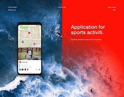 Application for sports activiti.