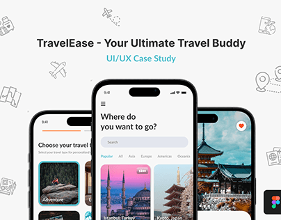 Project thumbnail - Travel App Ui Ux Case Study