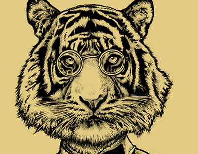 Le tigre à lunettes