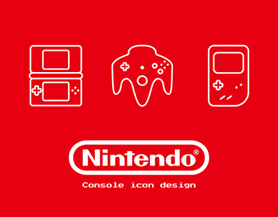 Nintendo console icon design