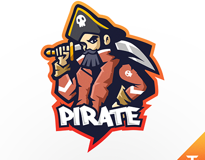 Pirate Mascot Logo