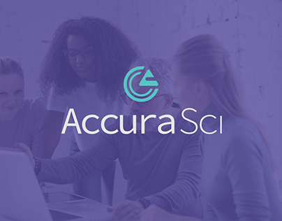 AccuraSci Logo and Web Design