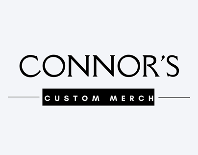 Connor's Custom Merch Portfolio