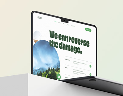 Climate reversal - web header concept