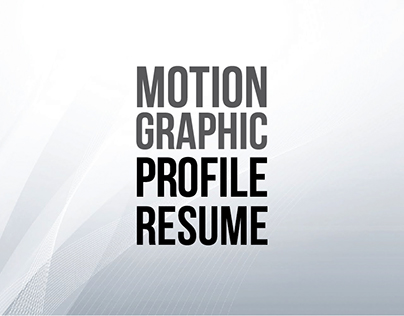 Project thumbnail - Motion Graphic Profile&Resume - MinhVQ