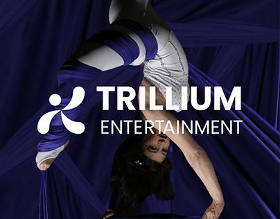 Trillium Entertainment Logo Design and Branding