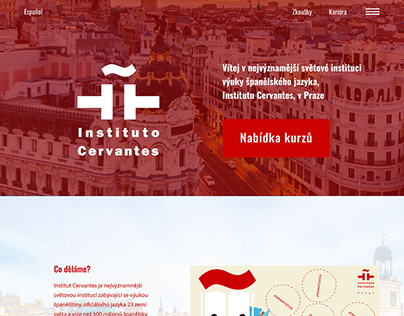 Web design - Instituto Cervantes
