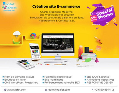 Offre creation De Site WordPress e-Commerce