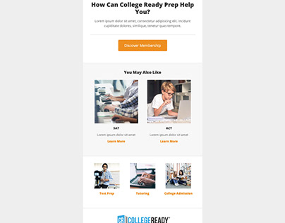 College Ready Prep Email Marketing