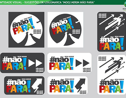Logomarca + Ações Mogi Mirim #NãoPara!