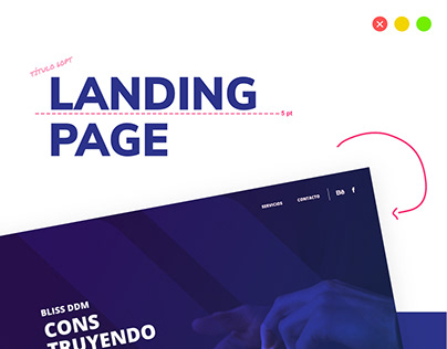 Landing Page - Bliss DDM