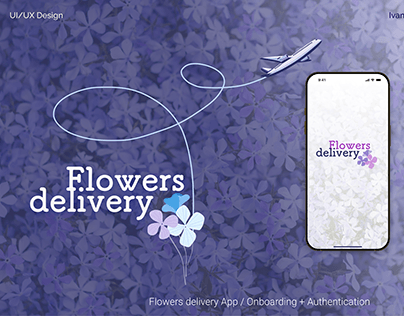 Onboarding for flowers delivery app