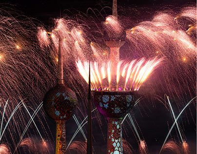 Kuwait City Fireworks