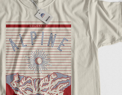 Alpine Modern T-Shirt Design