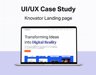 Corporate Landing Page Redesign - UX Case-study