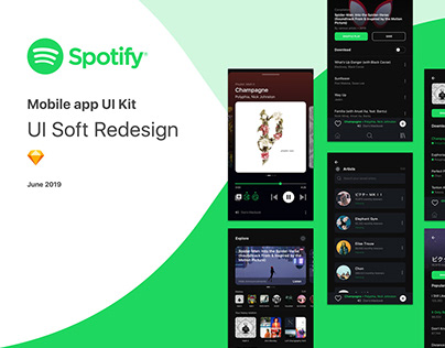 Spotify UI Soft Redesign