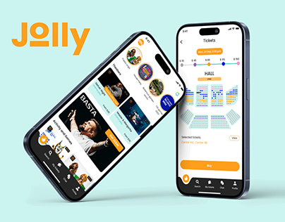 Project thumbnail - Jolly | Mobile App | Tickets & Events search