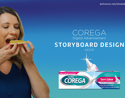 Corega Ad Storyboard Design: Poland Market