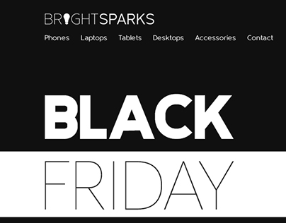 Bright Sparks Black Friday Mockup
