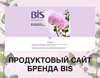 Website BIS / UX & UI Design / Кондиционеры-концентраты