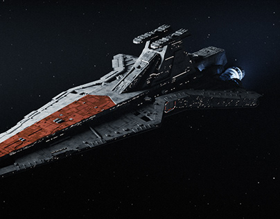 3D model of The Venator-class Star Destroyer