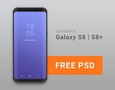 Samsung Galaxy S8 Free PSD
