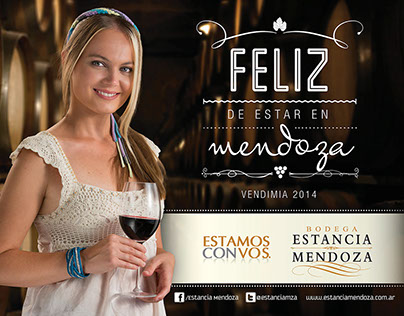 Campaña publicitaria Vendimia para Estancia Mendoza