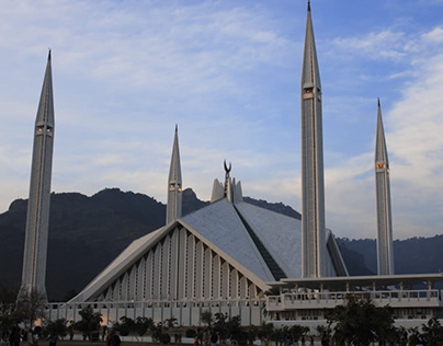 Faisal Mosque Pakistan South Asia largest mosque