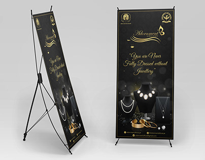 Stand Banner design for Jewellery Business