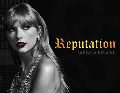 Taylor Swift Reputation (TV) Website Concept